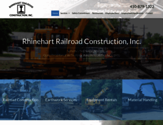 rhinehartrailroad.com screenshot