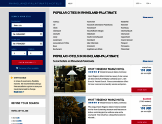 rhinelandpalatinatehotels.com screenshot
