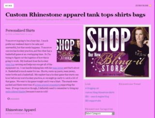 rhinestone-apparel-blog.com screenshot