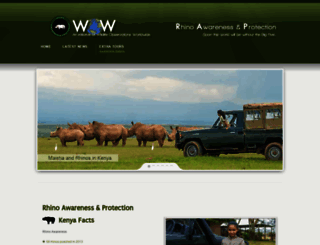 rhino-awareness.com screenshot