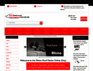rhino-racks.co.uk screenshot