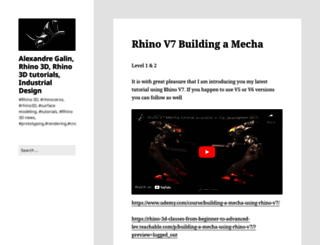 rhino3dtutorials.net screenshot
