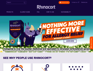 rhinocort.com.au screenshot
