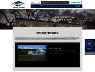 rhinofencing.co.nz screenshot