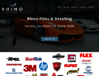 rhinofilmsdetailing.com screenshot
