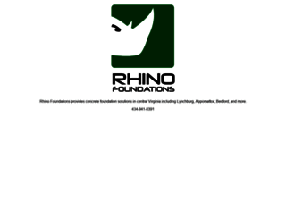 rhinofoundations.com screenshot