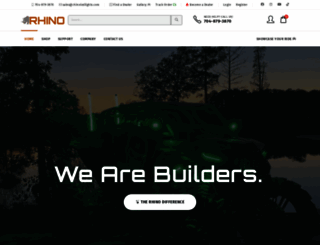 rhinoledlights.com screenshot