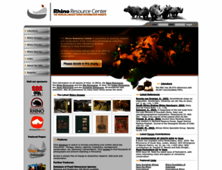 rhinoresourcecenter.com screenshot