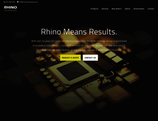 rhinotechgroup.com screenshot
