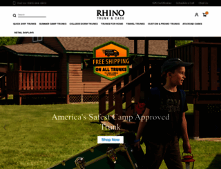 rhinotrunkandcase.com screenshot