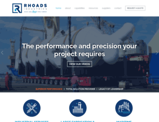 rhoadsinc.com screenshot