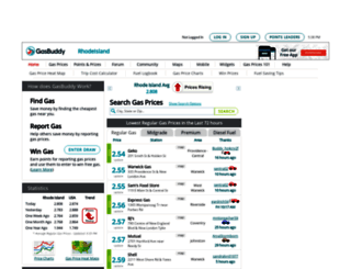 rhodeislandgasprices.com screenshot