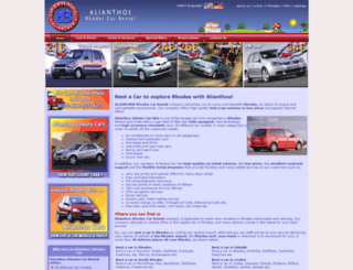 rhodes-car-rental.com screenshot