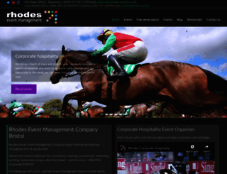rhodes-events.co.uk screenshot