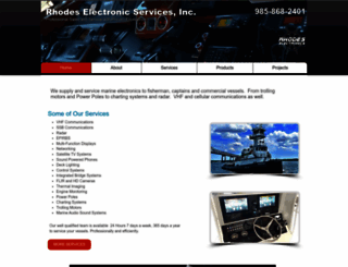 rhodeselectronics.com screenshot