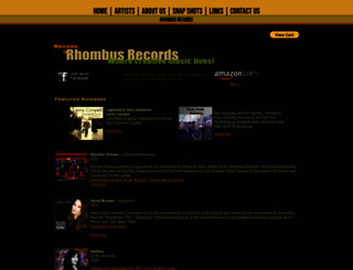 rhombus-records.com screenshot