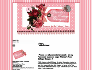 rhondasrosecottagedesigns.com screenshot