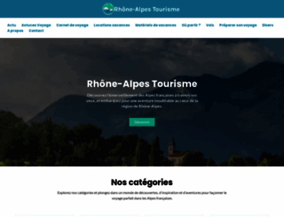 rhonealpes-tourisme.com screenshot