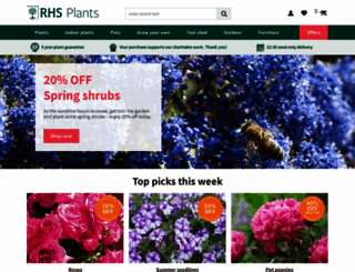 rhsplants.co.uk screenshot