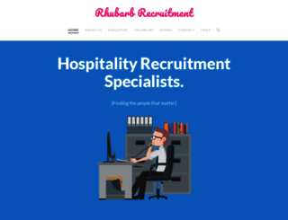 rhubarbrecruitment.com screenshot