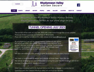 rhydymwynvalleyhistory.co.uk screenshot