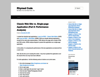rhymedcode.net screenshot
