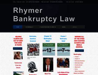 rhymerbankruptcylaw.weebly.com screenshot