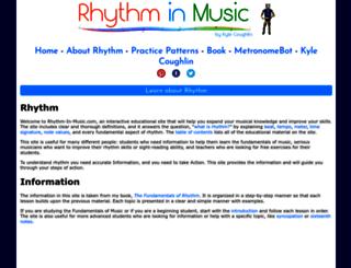 rhythm-in-music.com screenshot