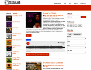 rhythm-lab.com screenshot
