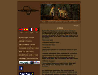 rhythmafricatours.com screenshot