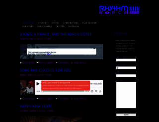 rhythmforce.com screenshot