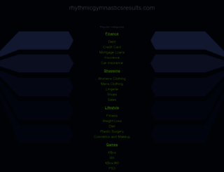 rhythmicgymnasticsresults.com screenshot
