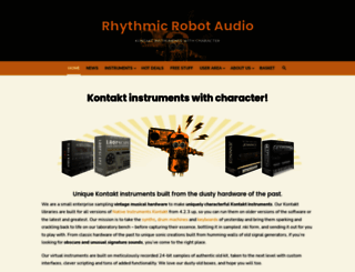 rhythmicrobot.com screenshot