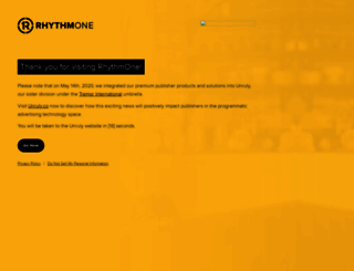rhythmone.com screenshot