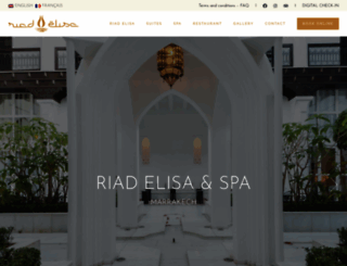 riad-elisa.com screenshot