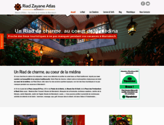 riad-zayane.com screenshot