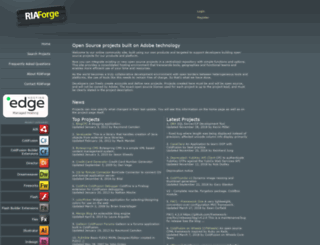 riaforge.org screenshot