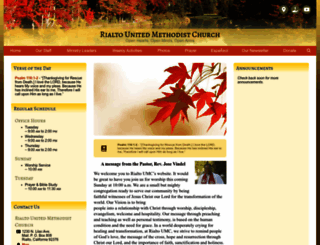 rialtoumc.com screenshot