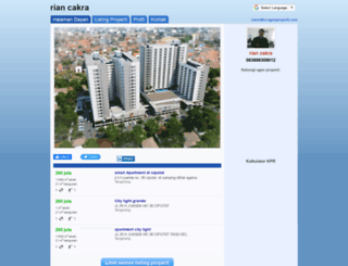 riancakra.agenproperti.com screenshot