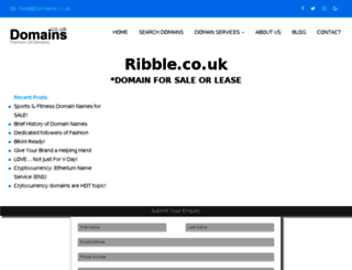ribble.co.uk screenshot