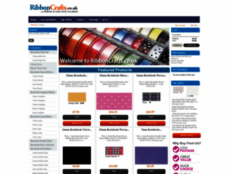 ribboncrafts.co.uk screenshot