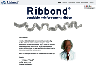 ribbond.com screenshot