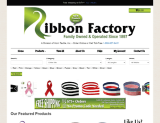 ribbonfactory.com screenshot