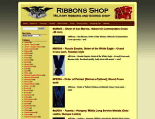 ribbonsshop.com screenshot