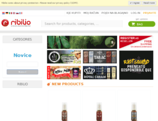 ribilio.si screenshot