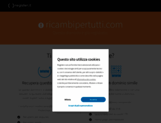 ricambipertutti.com screenshot