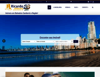 ricardoimoveisbc.com.br screenshot