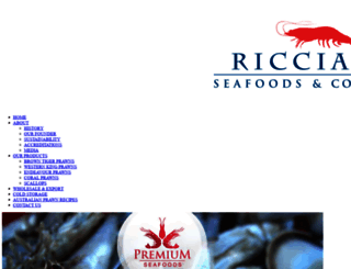 ricciardiseafoods.com.au screenshot