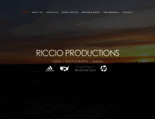 riccioproductions.com screenshot