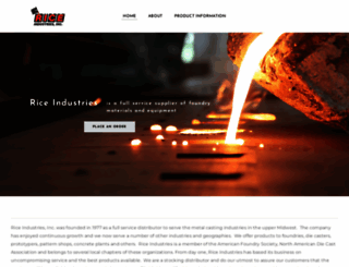 riceindustriesinc.com screenshot